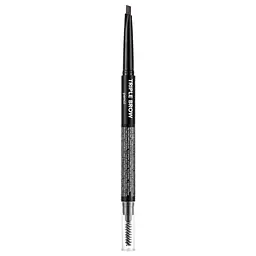 Кремовий олівець для брів Flormar Triple Brow Pencil 001 (Brunette) 0.75 г - мініатюра 2