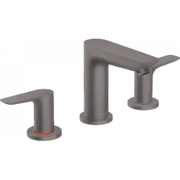 Змішувач Hansgrohe Talis E для умивальника на 3 отвори Brushed Black 71733340 Шліфований чорний хром