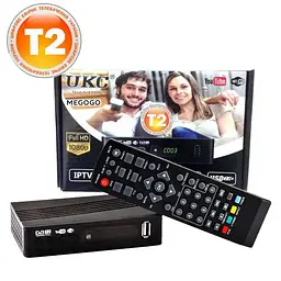 Тюнер T2 ефірний цифровий із записом телепрограм підключення до інтернету по Wi-Fi з пультом дистанційного керування та якістю FullHD UKC 0967 - мініатюра 3