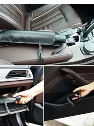 Компактна сонцезахисна парасолька на лобове скло для автомобіля, зручний захист від сонця,чорний (3713918335) - мініатюра 7