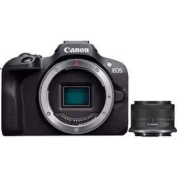 Бездзеркальний фотоапарат Canon EOS R100 Kit RF-S 18-45mm F/4.5-6.3 IS STM (6052C013) [88966]
