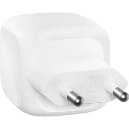 Мережевий зарядний пристрій Belkin Boost Up Charge Pro Dual USB-C GaN 50W White + Cable USB-C - USB-C (WCH019KQ1MWH-B6) [158913] - мініатюра 4