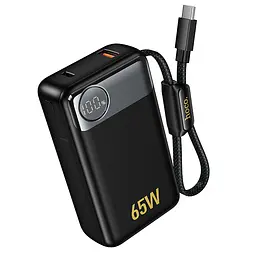 Зовнішній акумулятор HOCO Q53 Skillful PD65W power bank(12000mAh) Black (6942007672597) - мініатюра 3