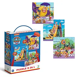 Дитячий пазл Ігровий майданчик Paw Patrol 200578, 3 в 1 - мініатюра 2