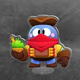 Акрилова колекційна фігурка Brawl Stars Лу у скіні «Бандит» 10 см - мініатюра 2