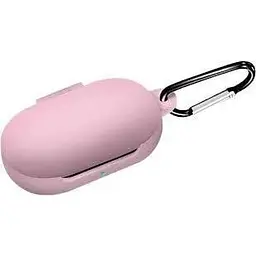 Чохол-накладка DK Silicone Candy Friendly карабін для Samsung Galaxy Buds (R170) (011385) (pink)