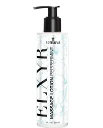Лосьйон для масажу ніг та ступень Sensuva ELXYR Massage Lotion Peppermint, 236 мл