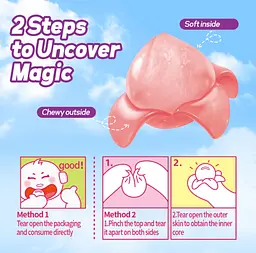 Желейні цукерки Cokoc Peeling Soft Candy Lychee 75г - мініатюра 7