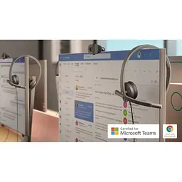 Навушники Logitech гарнітура спеціалізована H570e Corded Stereo USB-C (981-001431) чорна - мініатюра 6