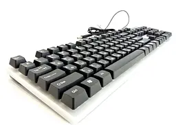Комп'ютерна клавіатура з підсвічуванням геймерська UKC M416 ART-5559 Combo Gamer ігрова клавіатура з мишкою (ST) - мініатюра 6