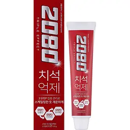 Зубна паста 2080 Triple Effect Strong Mint Потрійний ефект із сильним м'ятним смаком 120 г - мініатюра 2
