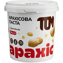 Замінник харчування TOM Арахісова паста з протеїном, 500 грам