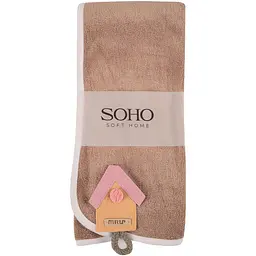 Рушник банний Soho мікрофібра 35х75 см Capuchino упаковка 3 шт.