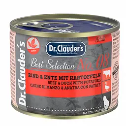Консерви для котів Dr.Clauder's Best Selection No8 Beef & Duck with potatoes з яловичиною, качкою та картоплею 200 г