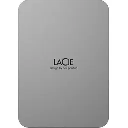 Зовнішній жорсткий диск LaCie Mobile Drive 1TB Moon Silver [STLP1000400] [115894]