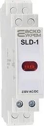 Сигнальний індикатор модульний SLD‑1 АСКО‑УКРЕМ (A0140030032) червоний