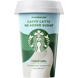 Кавовий напій Starbucks Caffe Latte no added sugar 220 мл