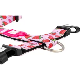Шлея для собак Max & Molly H-Harness Strawberry Dream L 2.5х52-79х70-97 см - мініатюра 2