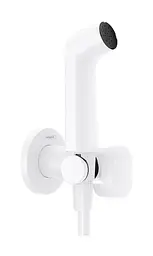 Набір гігієнічного душу (запірний вентиль) Hansgrohe S EcoSmart+ на змішану воду MattWhite 29232700, Білий матовий