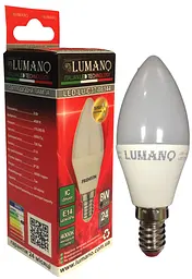 Лампа LED ДС 6W-E14-3000K 540Lm LU-C37-06143