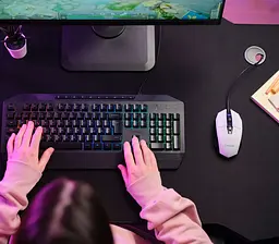 Комп'ютерна миша Trust GXT 109 Felox RGB USB-A білий teh0014010 - мініатюра 2