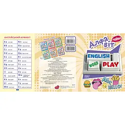 Дитяча книжка з наліпками Торсінг Play English Алфавіт (К01305) - мініатюра 2