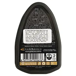 Губка-блиск для взуття Gold Care трикутна чорна - мініатюра 3
