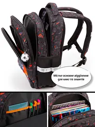 Шкільний ортопедичний рюкзак 6 в 1 для хлопчика School Standard 38х30х18 см з Машиною для молодших класів (SET 150-35) - мініатюра 11