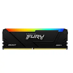 Модуль пам'яті Kingston Fury DDR4 8GB 3200Mhz Beast RGB Black XMP (KF432C16BB2A/8WP)