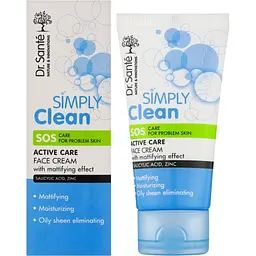 Крем для обличчя Dr.Sante Simply Clean SOS Матуючий 50 мл (4823015939242)