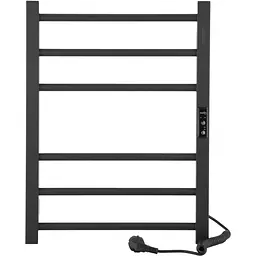 Рушникосушка електрична Ardesto Square-TR K 570х430х80 мм чорна матова (6.1.0700.06.BM)