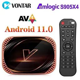 Vontar X4 4/64Gb Amlogic S905X4 Android 11.0, Смарт ТВ 8K HDR приставка Android SmartTV Box, медіа плеєр, YouTube та фільми без реклами, налаштування Android TV у подарунок - мініатюра 2