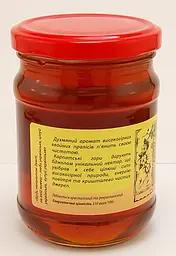 Мед бджолиний натуральний Високогірний збір 350 грам Мед Карпат - мініатюра 2