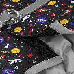 Шлея для собак м'яка Waudog Clothes з QR паспортом NASA, S2, 46-50х43-45 см - мініатюра 3