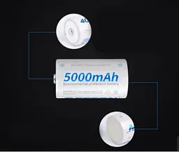 Акумулятор Ni-MH Beston D R20 5000мАч - мініатюра 4