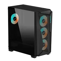 Корпус Gigabyte C301 Glass V2 Black без БЖ (C301G V2) - мініатюра 2
