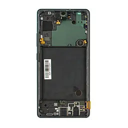 Дисплей для смартфона (телефону) Samsung Galaxy A71 5G (2020), SM-A716, black (у зборі з тачскріном)(з рамкою)(Service Original)