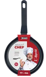 Сковорода Bravo Chef для млинців L'Appetit 24 см kuh0016769 - мініатюра 3