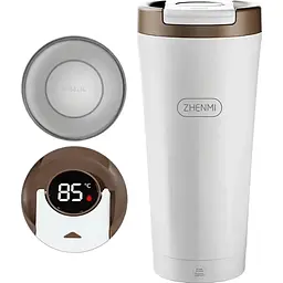 Термокухоль Zhenmi Magic Electric Cup 350 мл White [ZMDR-C2 Pro] [122571] - мініатюра 2