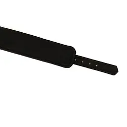 Нашийник з повідцем Liebe Seele Boudoir Amor Collar with Leash Black, три кільця - мініатюра 7