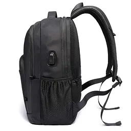 Рюкзак міський Bange BG-1921 22л ранець з відсіком для ноутбука до 15.6'' USB-роз'єм Black (19376) - мініатюра 4