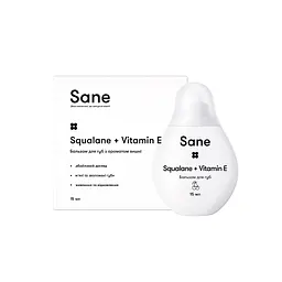 Бальзам для губ Sane Squalane + Vitamin E Живильний З ароматом вишні 15 мл (4820266831943) - мініатюра 1