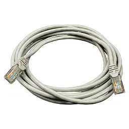 Патч-корд 20м UTP cat.5e, CCA, 24AWG, gray GEAR (GPC-UTPCCARJ45-20G) - мініатюра 2