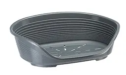 Пластиковий лежак для собак і котів Ferplast Siesta Deluxe 12 сірий 111×80,5×33,5 см 70212947