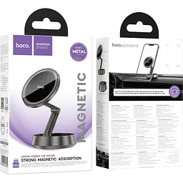 Автотримач Hoco H83 Metal Ring Magnetic Black (647939) [151314] - мініатюра 7
