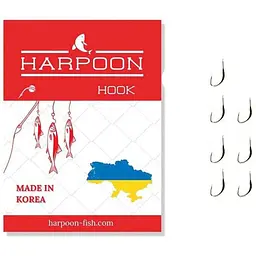 Гачок для мирної риби HARPOON AJI DOUSKI GOLD №8 (7 шт/уп)