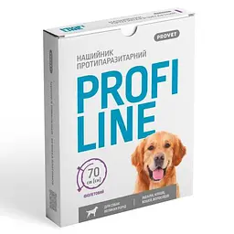 Нашийник ProVET Profiline для великих порід собак 70 см фіолетовий інсектоакарицид