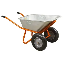 Тачка будівельна Flora двоколісна 100 л 320 кг колесо 15" (з 5 частин) (5056714) - мініатюра 7