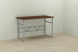 Комп'ютерний стіл Ferrum-decor Раян 75x140x60 сірий ДСП Венге 16мм (FRD-106047)