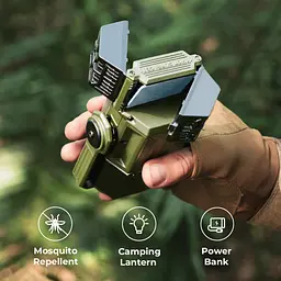 Фумигатор-фонарь-powerbank кемпинговый Flextail Evo Repel, черный - миниатюра 3